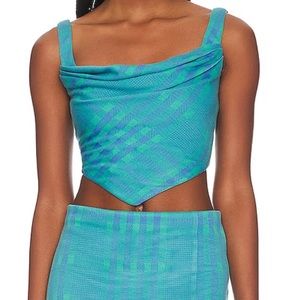 Lovers & Friends Top in Oceanic Teal